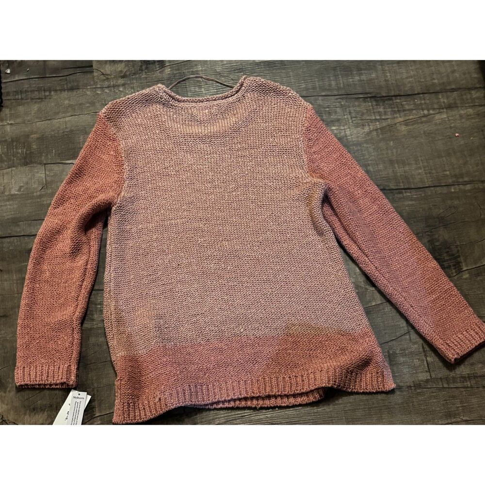 Style & Co Women’s Knit Sweater Small Pink Crewneck Long Sleeve NWT - Picture 4 of 4